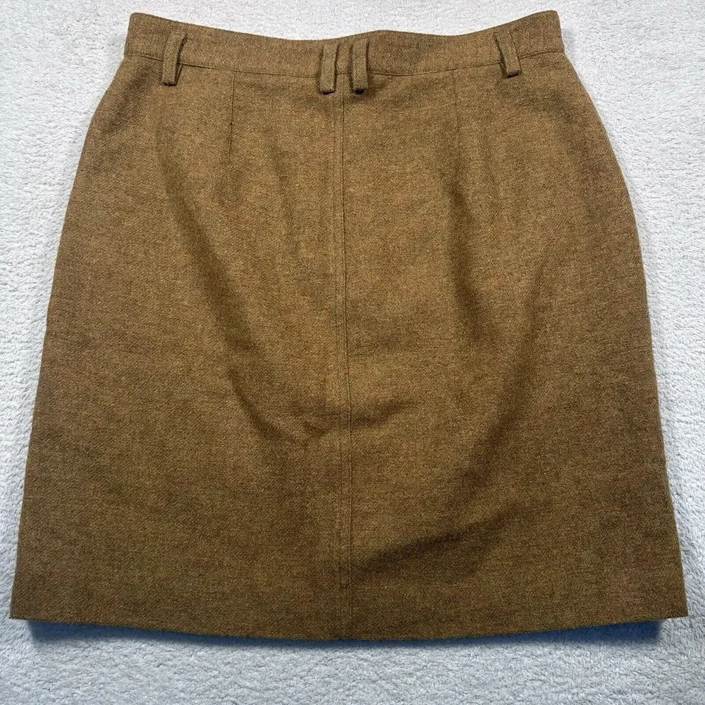 Vintage 80s LizWear Wool Mohair Pencil Skirt Women 14 Liz Claiborne‎ EUC Pockets